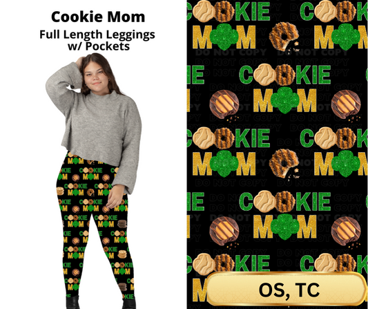 Cookie Mom Full Length Leggings w/ Pockets