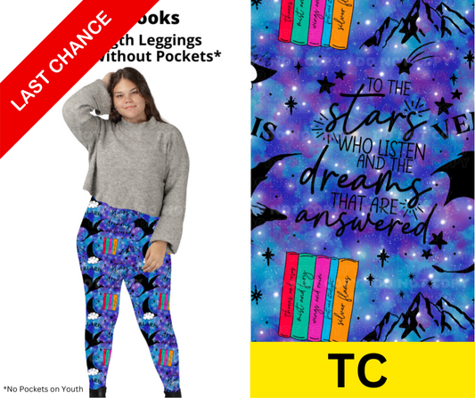 Spicy Books Full Length Leggings w/ Pockets