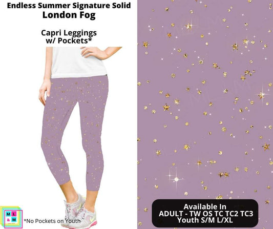 London Fog Capri Length Leggings w/ Pockets