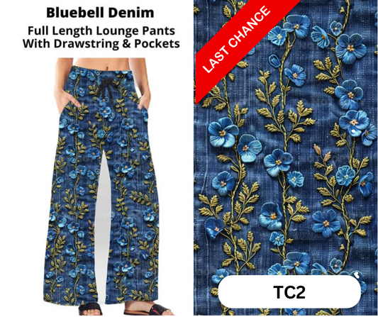 Bluebell Denim Full Length Lounge Pants