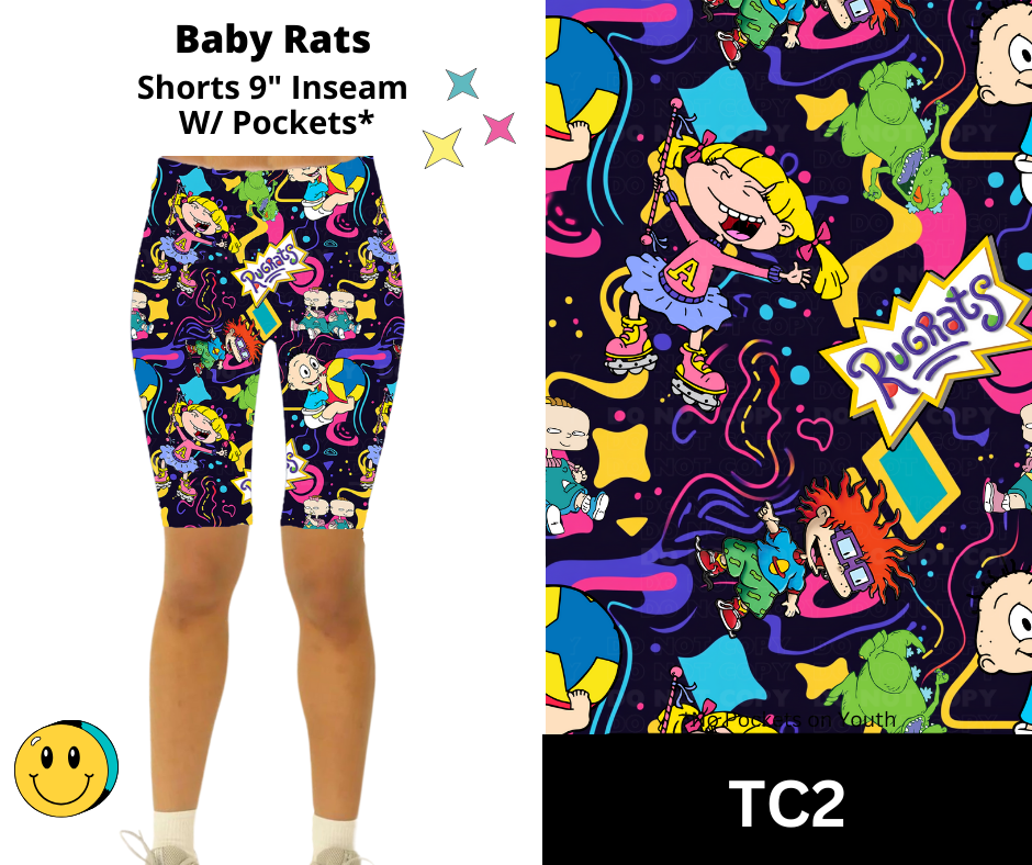 Baby Rats Shorts w/ Pockets