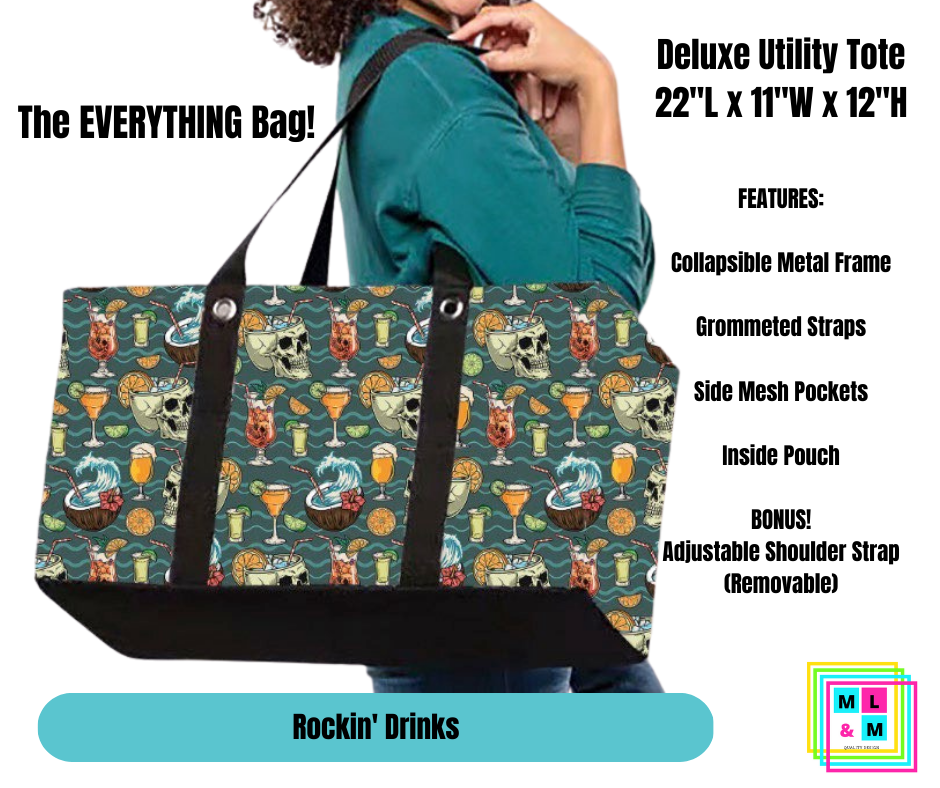 Rockin Drinks Collapsible Tote