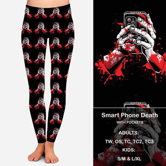 Smart Phone Death Leggings & Capris with Pockets Preorder Closes 7/31 eta September