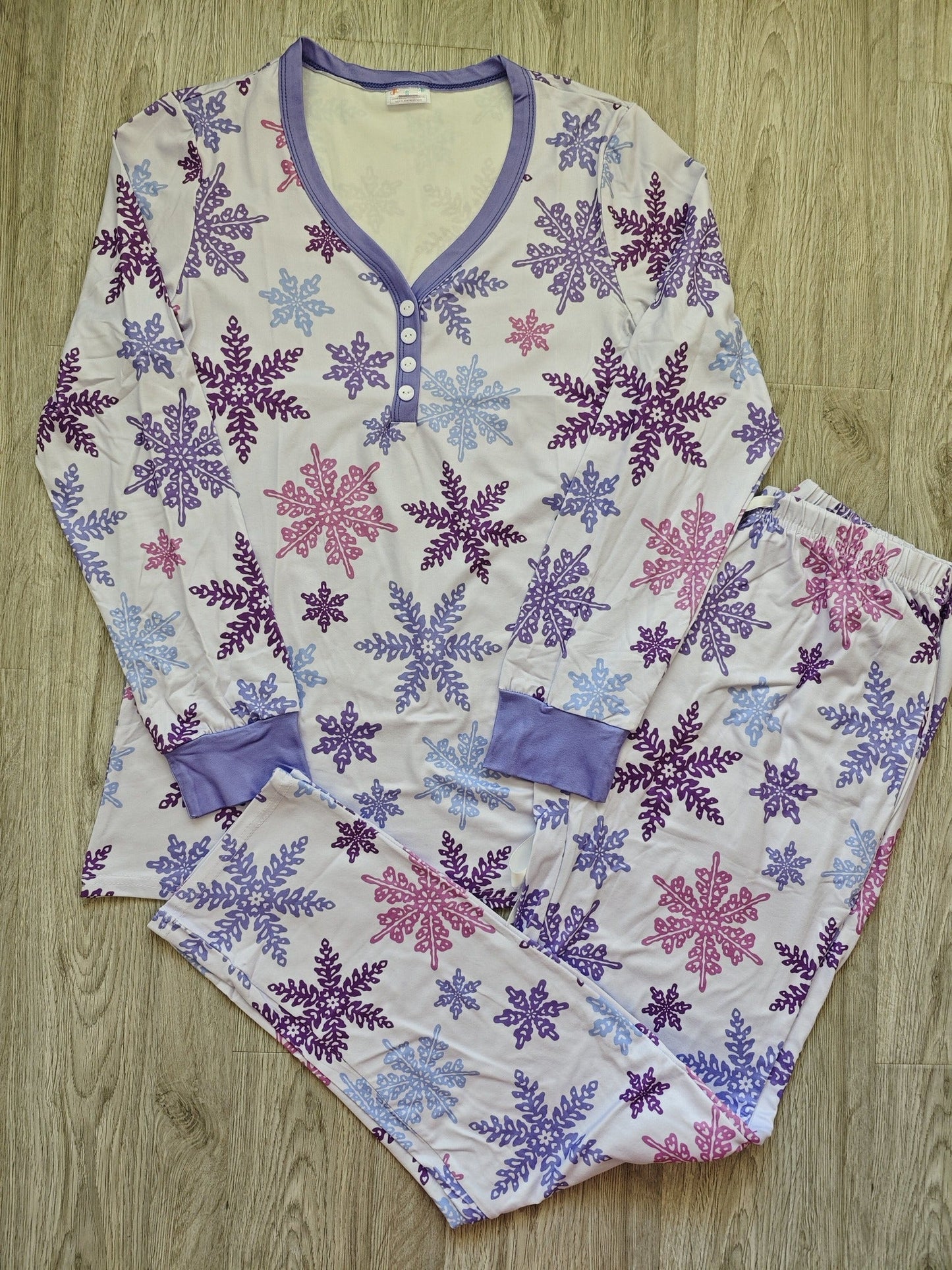 Snowflake Holiday PJ Closes 7/25 eta 6 weeks