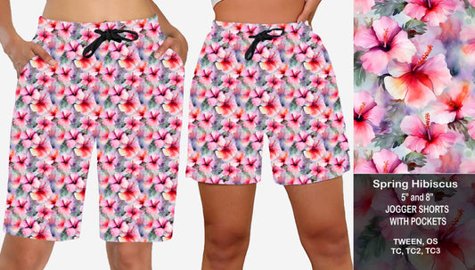 SPRING HIBISCUS - Jogger Shorts Preorder Closes  7/28