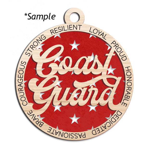 Coast Guard Ornaments - Made to Order