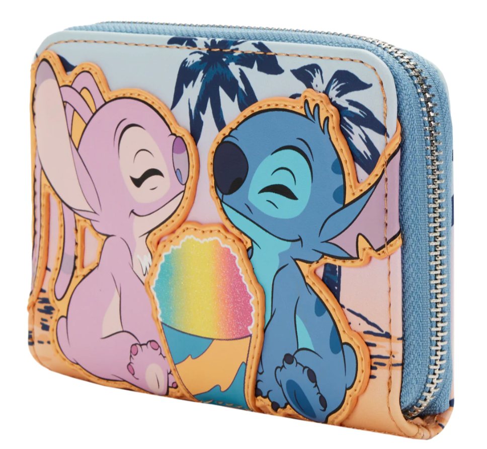 Lilo & Stitch Angel and Stitch Snow Cone Date Zip Around Wallet