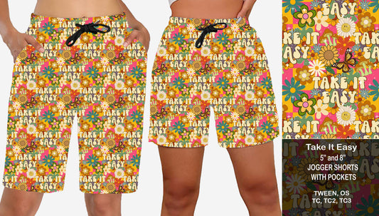 TAKE IT EASY - Jogger Shorts Preorder Closes  7/28