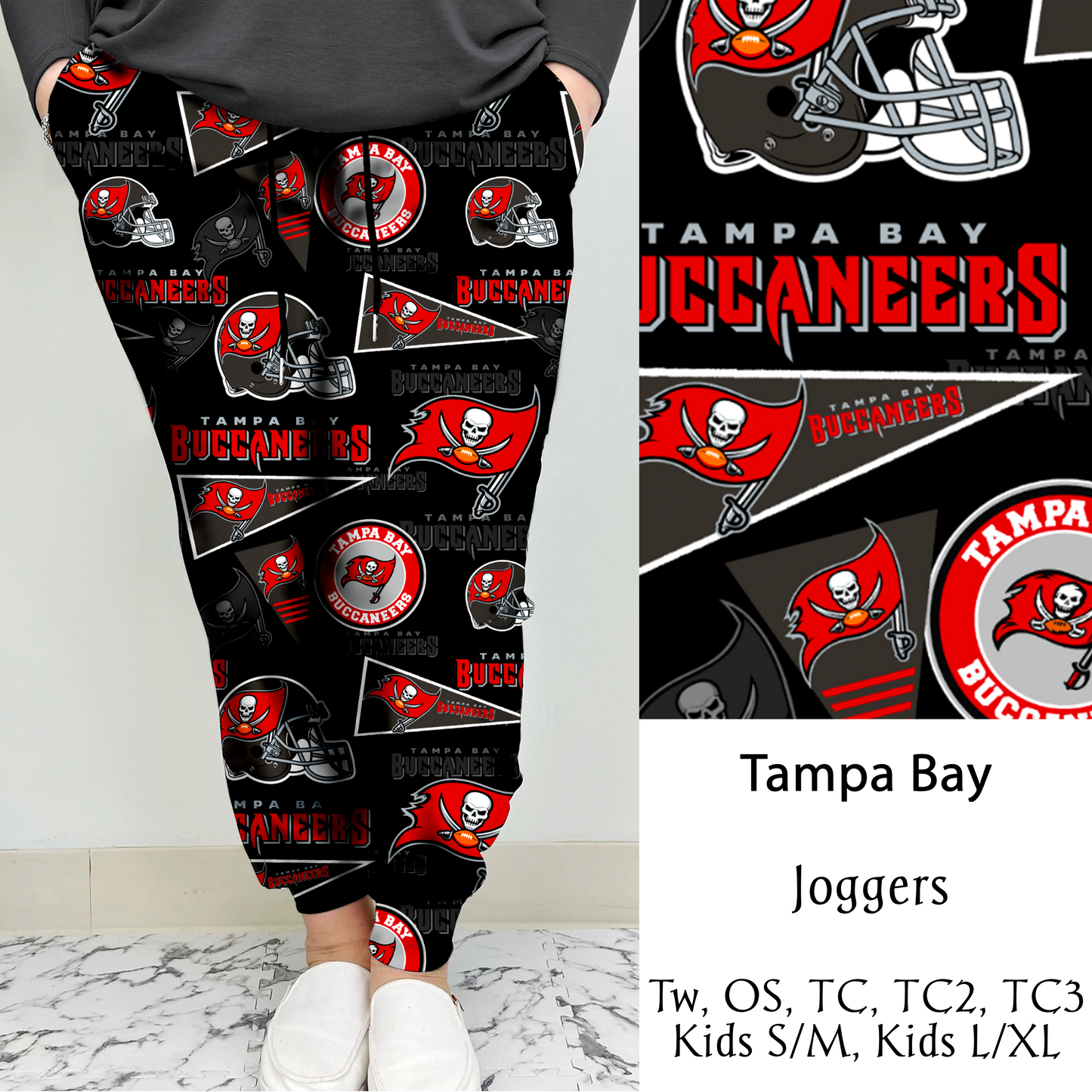 Tampa Bay Football Leggings/Capri/Joggers | Run ends 8/16 | ETA Late September