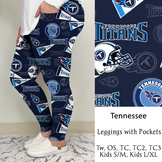 Tennessee Football Leggings/Capri/Joggers | Run ends 8/16 | ETA Late September