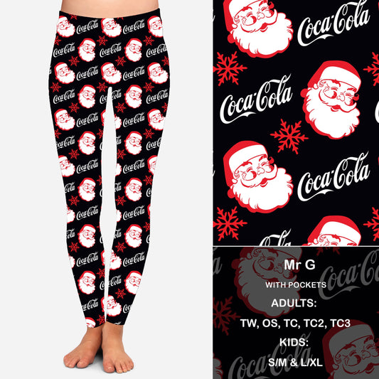 Thirsty Santa Leggings with Pockets Preorder Closes 9/26 eta Nov.