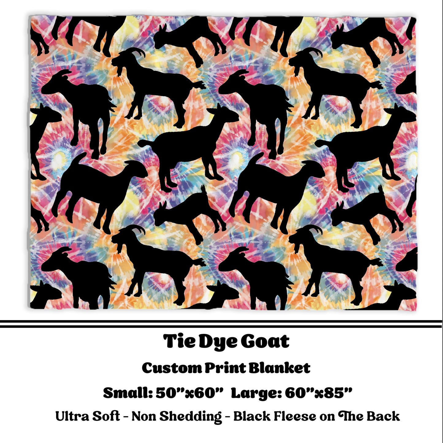 Tie Dye Goat