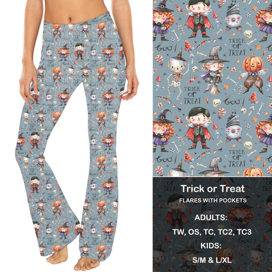 Trick or Treat - Yoga Flares with Pockets Preorder Closes 7/26