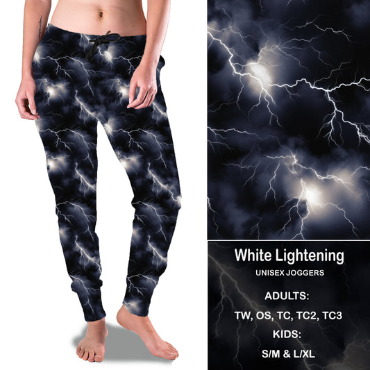 WHITE LIGHTENING - Full & Capri Joggers Preorder Closes 7/31