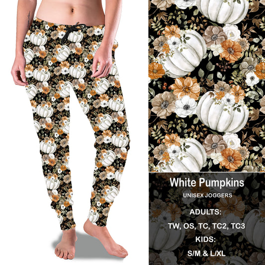 White Pumpkin Joggers - Full Joggers Preorder Closes 9/26 eta Nov.