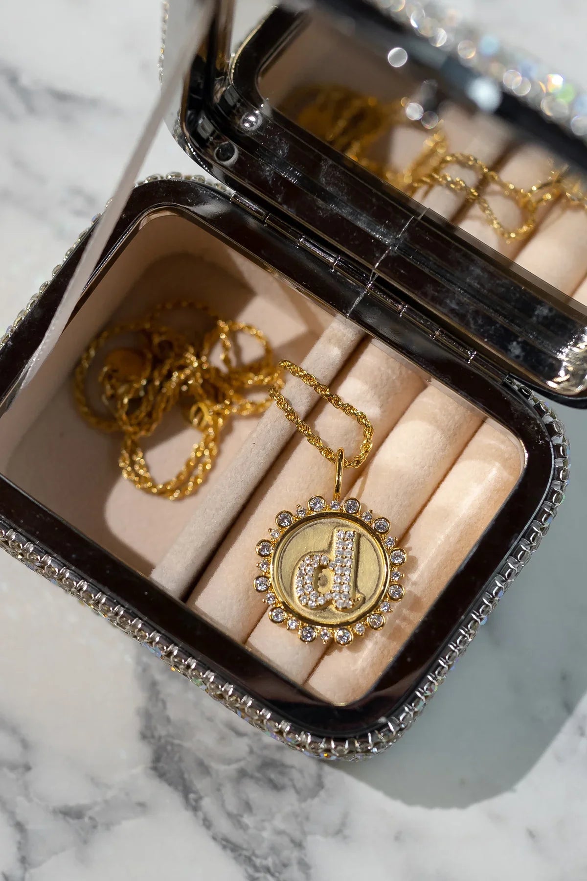 PREORDER: Vintage Coin Initial Charm